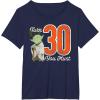 imageStar Wars Yoda 30th Birthday TShirtNavy Blue