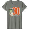 imageStar Wars Yoda 30th Birthday TShirtOlive Heather
