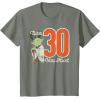 imageStar Wars Yoda 30th Birthday TShirtOlive Heather