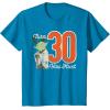 imageStar Wars Yoda 30th Birthday TShirtSapphire Blue