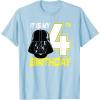 imageStar Wars Darth Vader 4th Birthday TShirt TShirtBaby Blue