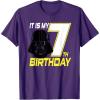 imageStar Wars Darth Vader 7th Birthday TShirt TShirtPurple
