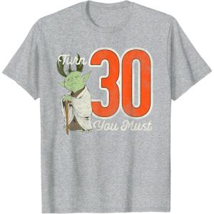 imageStar Wars Yoda 30th Birthday TShirtHeather Grey
