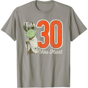 imageStar Wars Yoda 30th Birthday TShirtSlate Grey