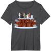 imageStar Wars Character Birthday Cake TShirtDark Heather Grey