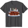 imageStar Wars Character Birthday Cake TShirtDark Heather Grey