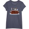 imageStar Wars Character Birthday Cake TShirtHeather Blue