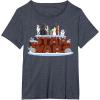 imageStar Wars Character Birthday Cake TShirtHeather Blue