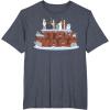 imageStar Wars Character Birthday Cake TShirtHeather Blue