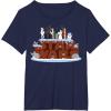 imageStar Wars Character Birthday Cake TShirtNavy Blue