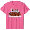 imageStar Wars Character Birthday Cake TShirtPink Heather