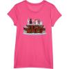 imageStar Wars Character Birthday Cake TShirtPink Heather