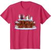 imageStar Wars Character Birthday Cake TShirtRed Heather