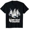 imageStar Wars Stormtrooper Party Hats Trio 4th Birthday Trooper TShirtBlack