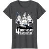 imageStar Wars Stormtrooper Party Hats Trio 4th Birthday Trooper TShirtDark Heather Grey