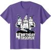 imageStar Wars Stormtrooper Party Hats Trio 4th Birthday Trooper TShirtPurple Heather