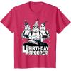 imageStar Wars Stormtrooper Party Hats Trio 4th Birthday Trooper TShirtRed Heather