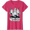 imageStar Wars Stormtrooper Party Hats Trio 4th Birthday Trooper TShirtRed Heather