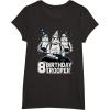imageStar Wars Stormtrooper Party Hats Trio 8th Birthday Trooper TShirtBlack