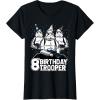 imageStar Wars Stormtrooper Party Hats Trio 8th Birthday Trooper TShirtBlack