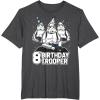 imageStar Wars Stormtrooper Party Hats Trio 8th Birthday Trooper TShirtDark Heather Grey