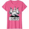 imageStar Wars Stormtrooper Party Hats Trio 8th Birthday Trooper TShirtPink Heather