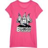 imageStar Wars Stormtrooper Party Hats Trio 8th Birthday Trooper TShirtPink Heather
