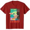 imageStar Wars The Mandalorian The Child Funny Its My Birthday TShirtCranberry Red