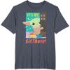 imageStar Wars The Mandalorian The Child Funny Its My Birthday TShirtHeather Blue