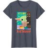 imageStar Wars The Mandalorian The Child Funny Its My Birthday TShirtHeather Blue