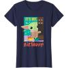 imageStar Wars The Mandalorian The Child Funny Its My Birthday TShirtNavy Blue