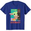 imageStar Wars The Mandalorian The Child Funny Its My Birthday TShirtRoyal Blue