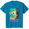 imageStar Wars The Mandalorian The Child Funny Its My Birthday TShirtSapphire Blue