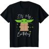 imageStar Wars The Mandalorian The Child Its My Birthday TShirtBlack