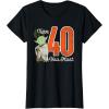 imageStar Wars Yoda 40th Birthday TShirtBlack