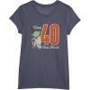 imageStar Wars Yoda 40th Birthday TShirtHeather Blue