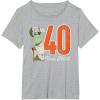 imageStar Wars Yoda 40th Birthday TShirtHeather Grey