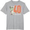 imageStar Wars Yoda 40th Birthday TShirtHeather Grey