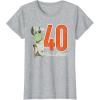 imageStar Wars Yoda 40th Birthday TShirtHeather Grey