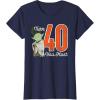 imageStar Wars Yoda 40th Birthday TShirtNavy Blue