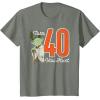 imageStar Wars Yoda 40th Birthday TShirtOlive Heather