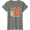 imageStar Wars Yoda 40th Birthday TShirtOlive Heather