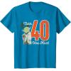 imageStar Wars Yoda 40th Birthday TShirtSapphire Blue