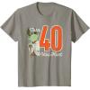 imageStar Wars Yoda 40th Birthday TShirtSlate Grey