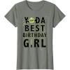 imageStar Wars Yoda Best Birthday Girl Rebel Logo TShirtOlive Heather