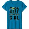 imageStar Wars Yoda Best Birthday Girl Rebel Logo TShirtSapphire Blue