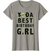 imageStar Wars Yoda Best Birthday Girl Rebel Logo TShirtSlate Grey