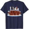 imageStar Wars Character Birthday Cake TShirtNavy Blue