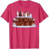 imageStar Wars Character Birthday Cake TShirtRed Heather
