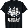 imageStar Wars Stormtrooper Party Hats Trio 4th Birthday Trooper TShirtBlack